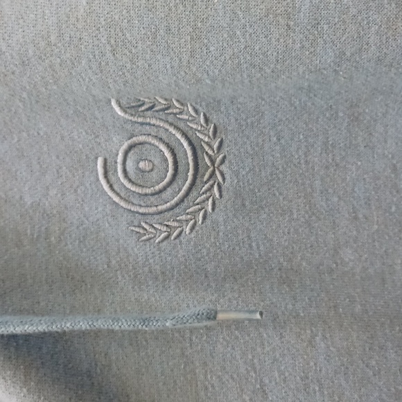 Organika Vintage Blue Skate Boarding Hoodie Lion on Back XL - Picture 4 of 7